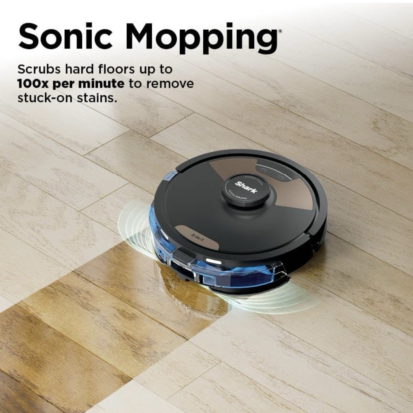 Shark Matrix Plus Robot Vacuum and Mop with Self-Empty HEPA Base Sonic Mopping