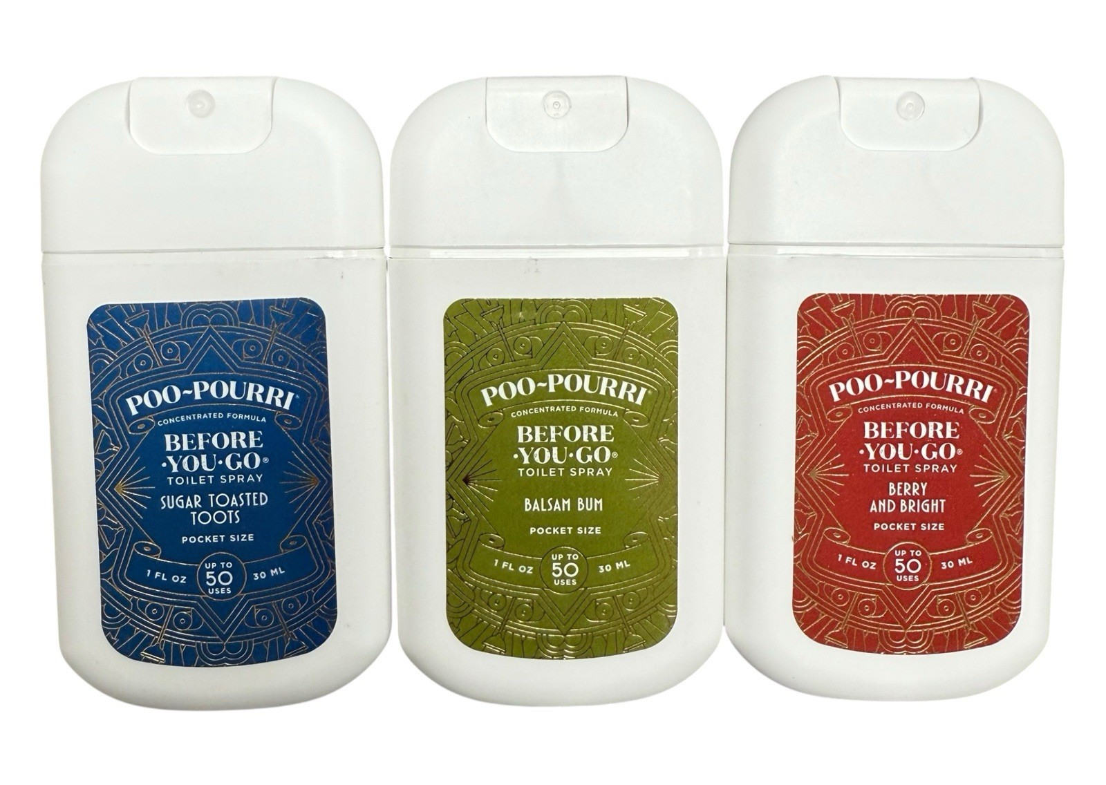 Poo Pourri Before You Go Toilet Spray – 3 Pack Variety 1 Fl Oz each Free US Ship