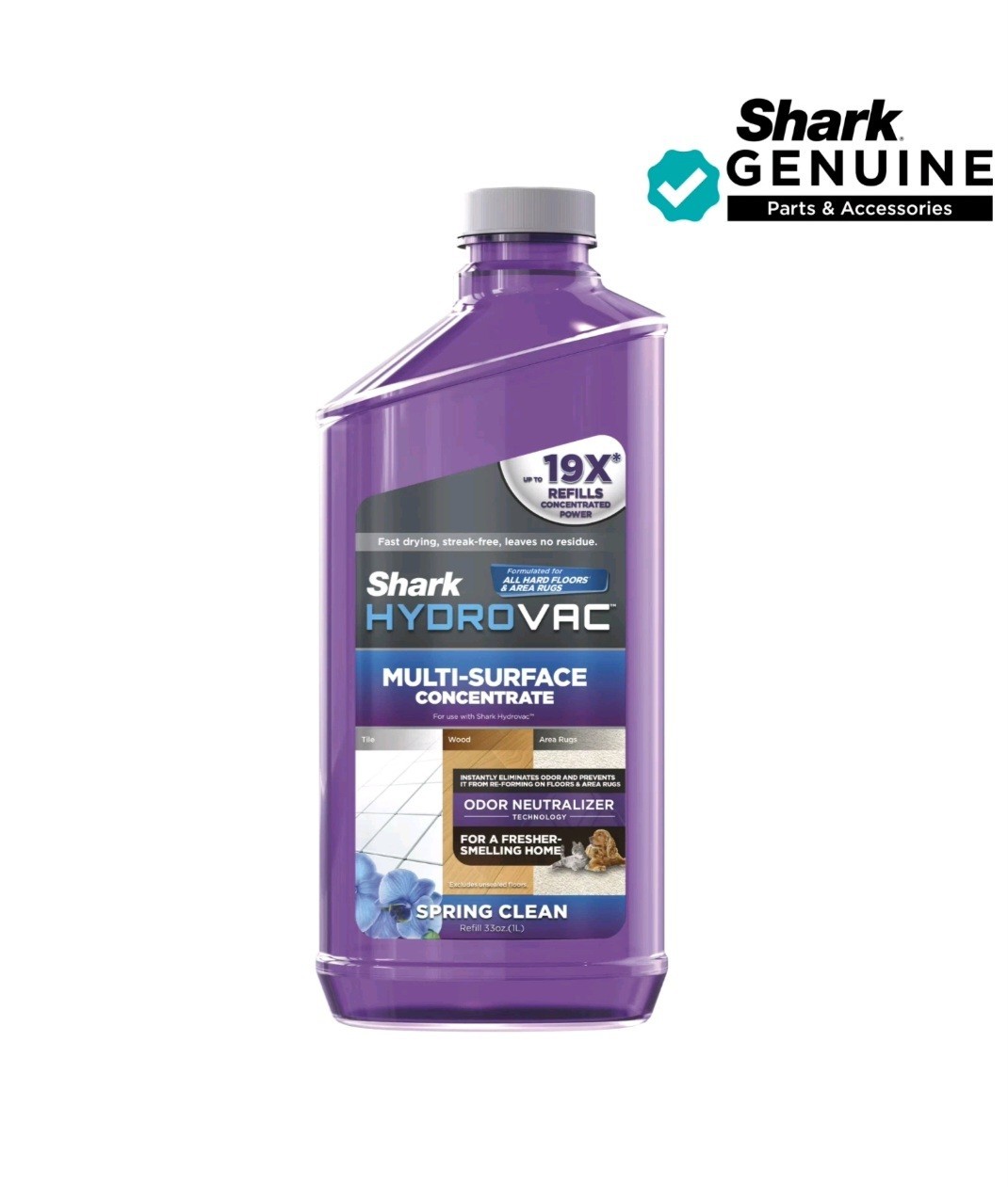 Shark HydroVac Multi-Surface Concentrate with Odor Neutralizer Technology 33oz