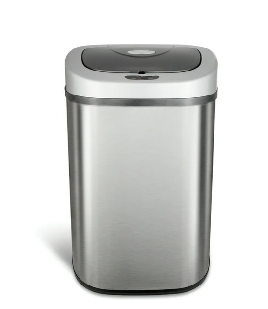 Nine Stars 21Gallon Stainless Steel Automatic Trash Can Hands-Free Motion Sensor