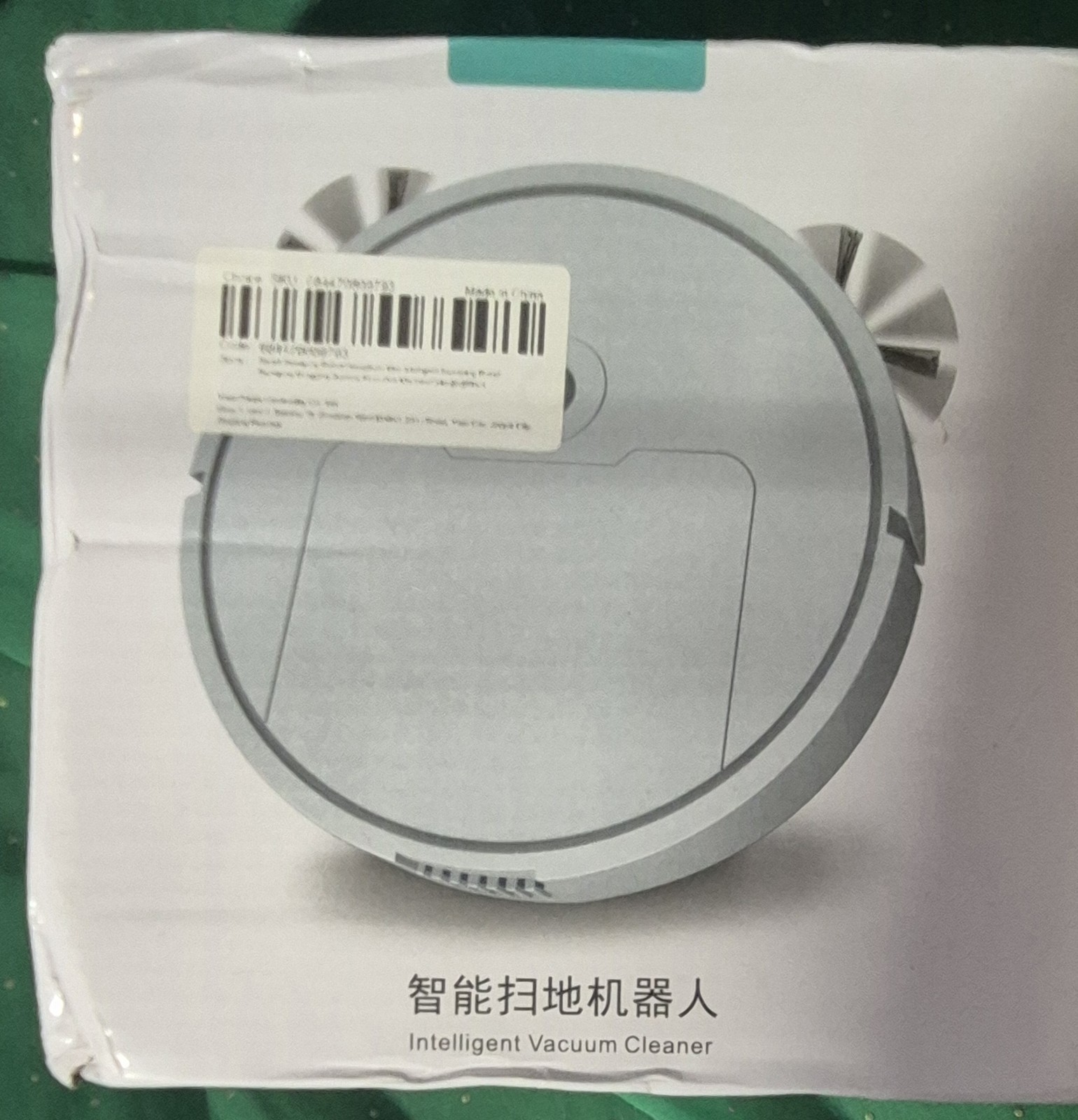 Intelligent Robotic Vacuum Cleaner Cordless White Robot Vacuum Cleaner Boxed