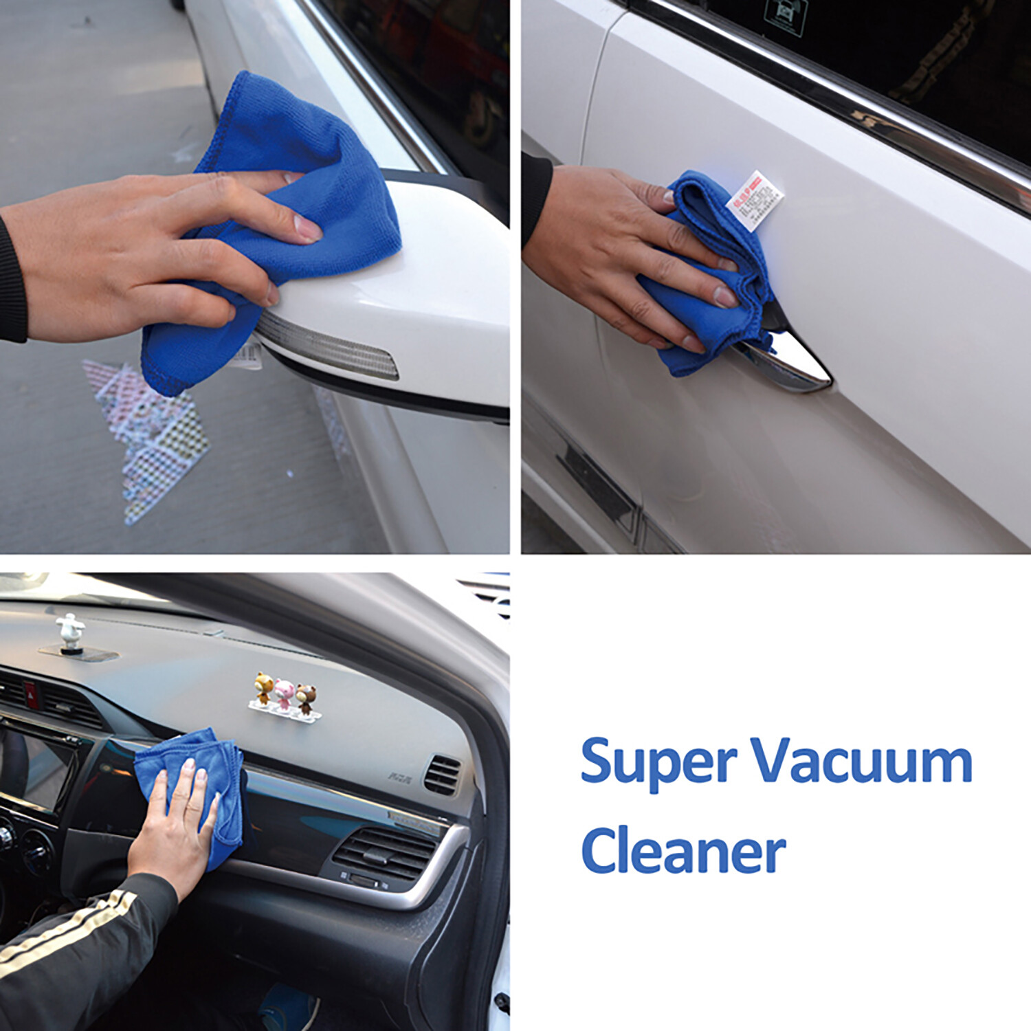 Microfiber Cleaning Cloth Towel Rag Car Polishing No Scratch Auto Detailing LOT