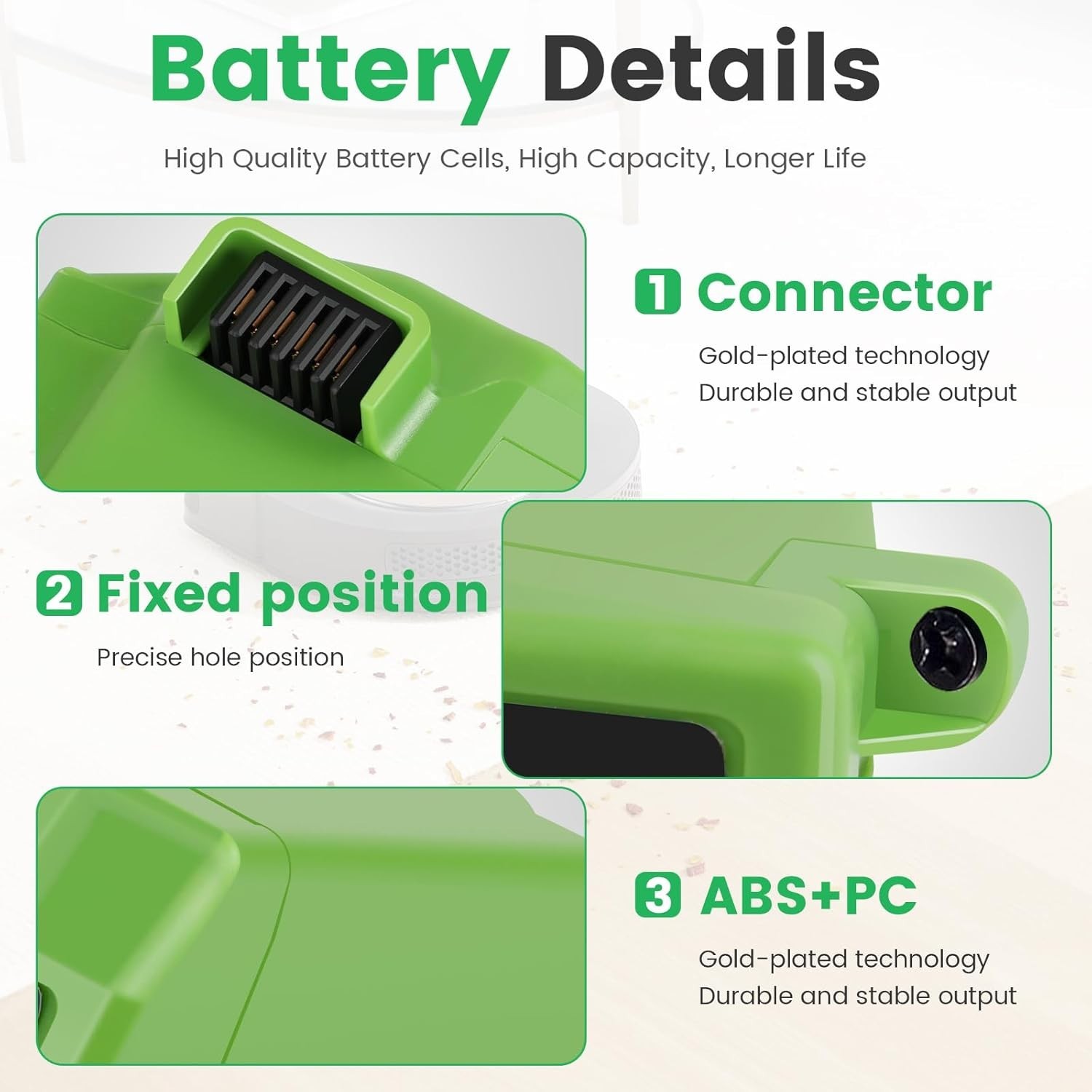 TREE.NB 5.2Ah Replacement for iRobot Roomba S9 9150 Battery ABL B Replacement