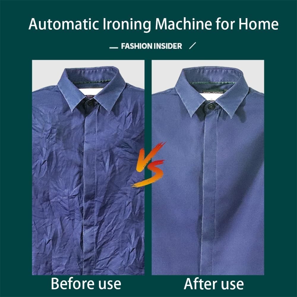 “Automatic Ironing Machine” Winkle Remover for Shirts & Pants, Clothes Steamer