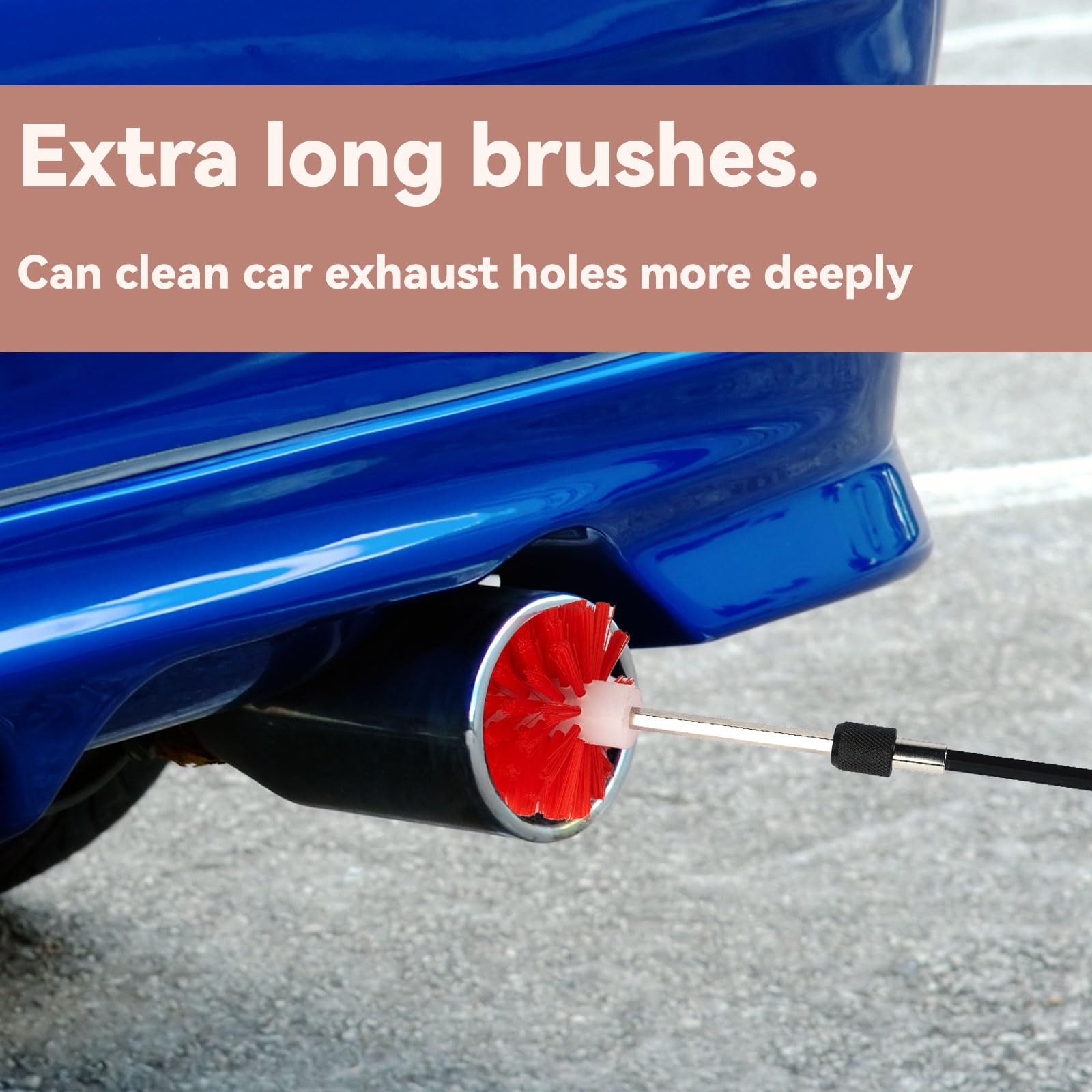 Wheel Brush, Soft Drill Wheel Cleaner Brush, Highly Dense Durable Rim Cleaner
