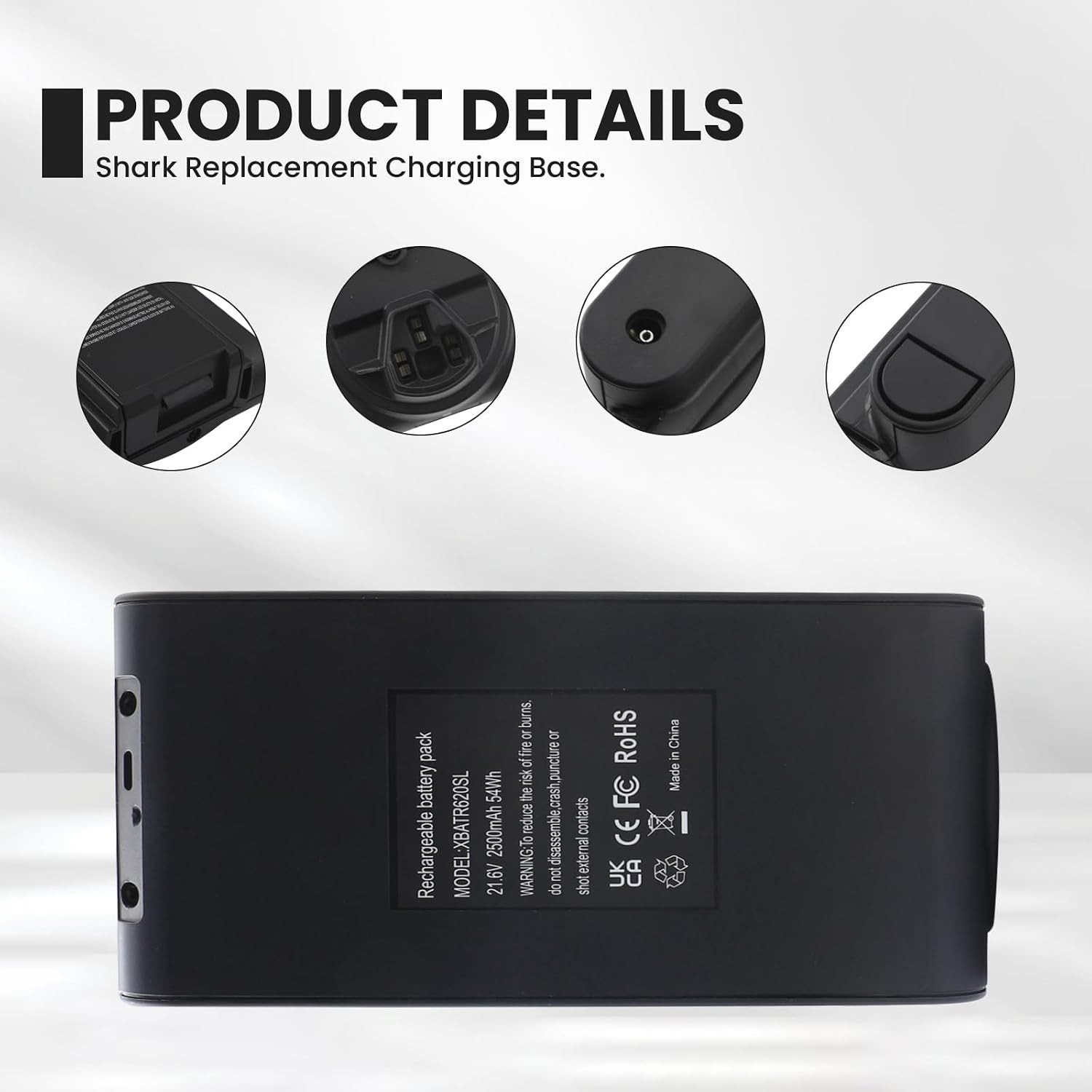 XBATR620SL XBATR625SL Battery Replacement for Shark Stratos IZ540H IZ562H