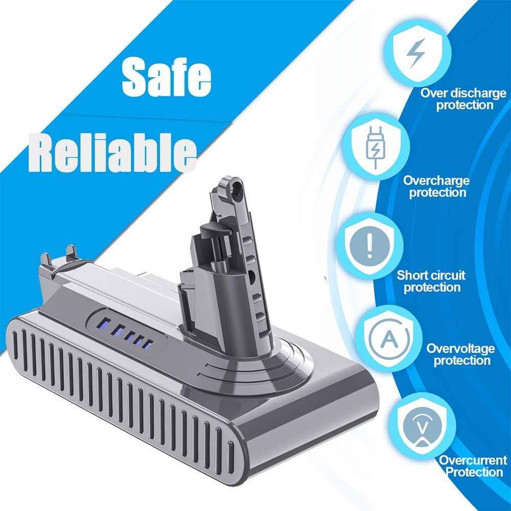 9000mAh 25.2V Battery For Dyson V10 Battery SV12 Absolute Animal Vacuum Cleaner