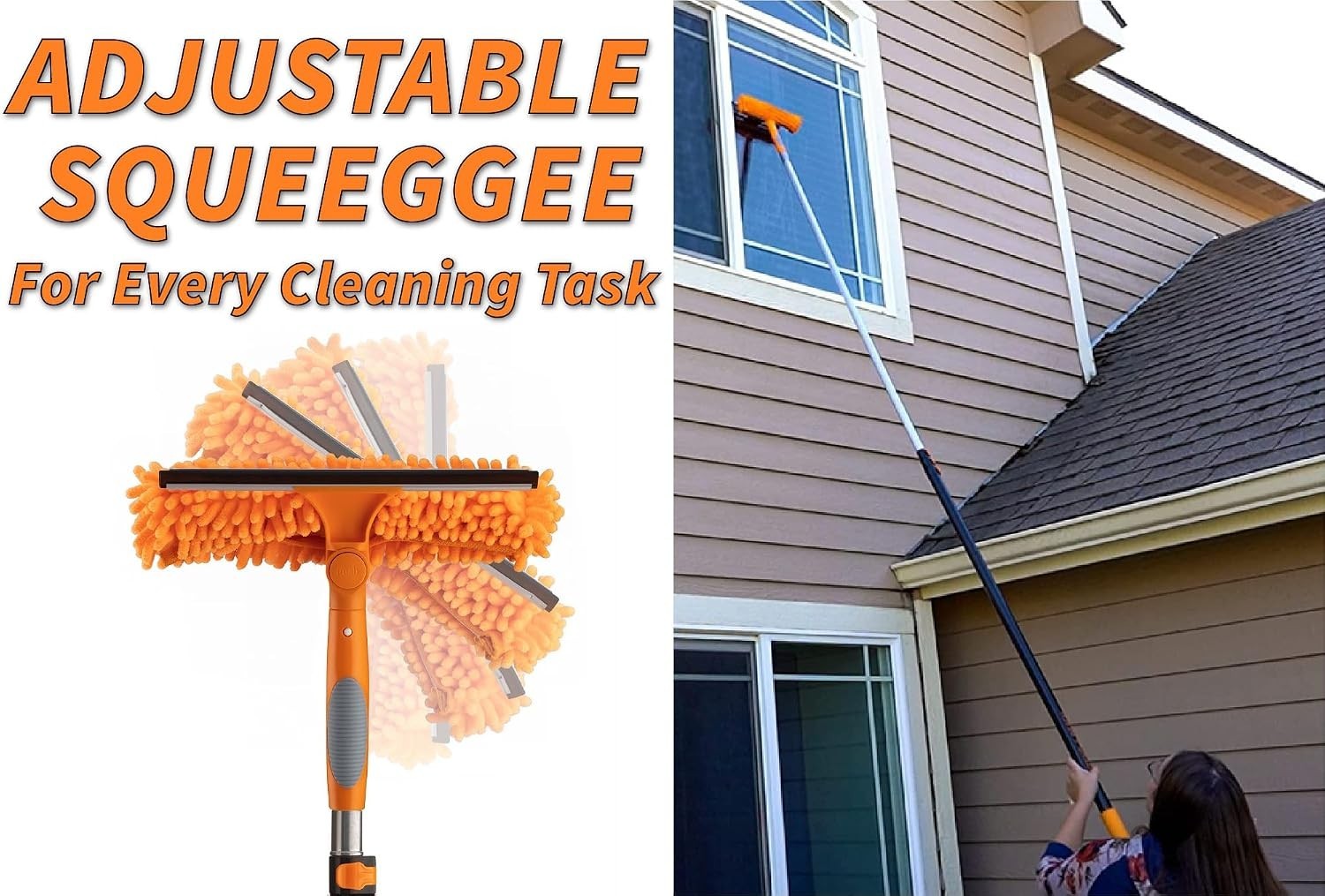 20 Foot High Duster Kit with 4-12 ft Extension Pole for Cleaning | High Ceil…