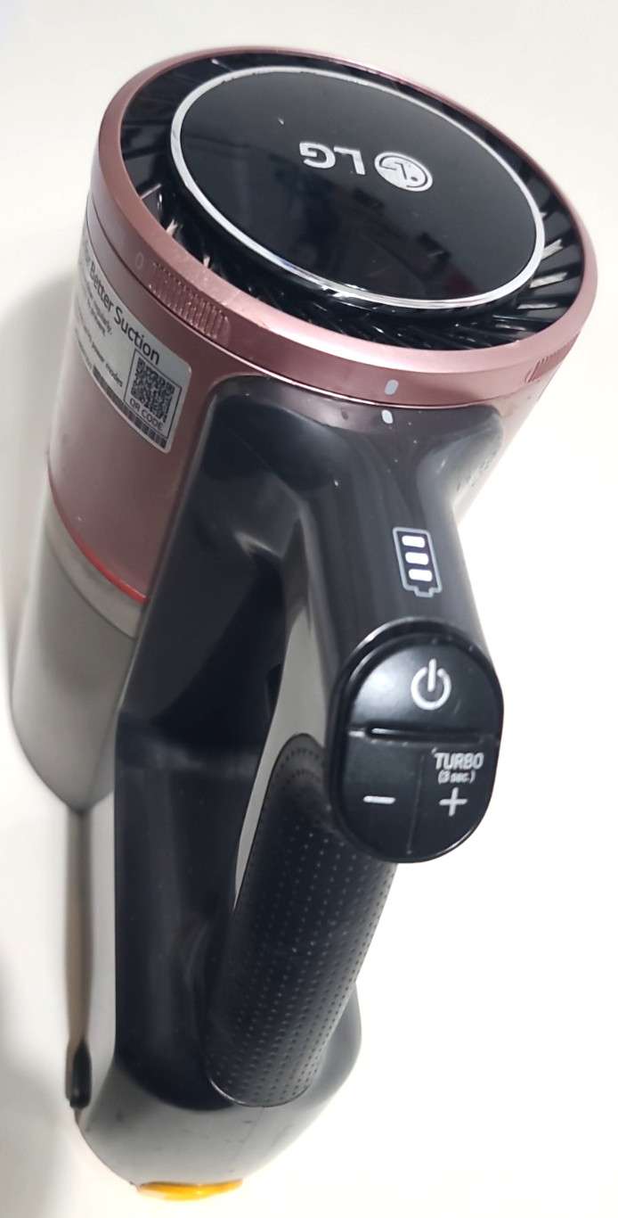 LG A912PM Motor Head with Battery, Pink, CordZero Vacuum – FOR PARTS OR REPAIR
