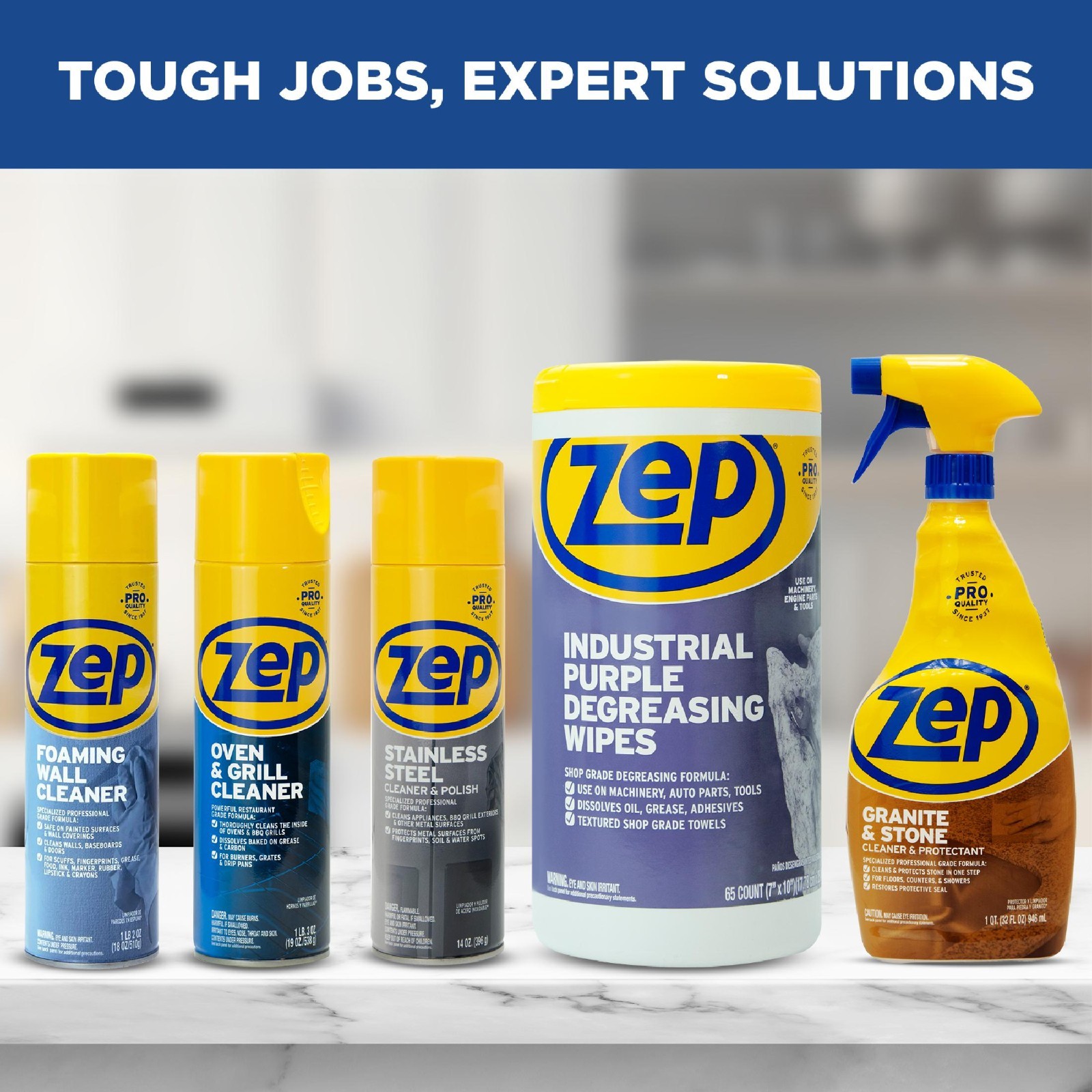 (4 Pack) Zep Heavy-Duty 19 oz Oven Grill Cooktop Cleaner Tough Grease Remover