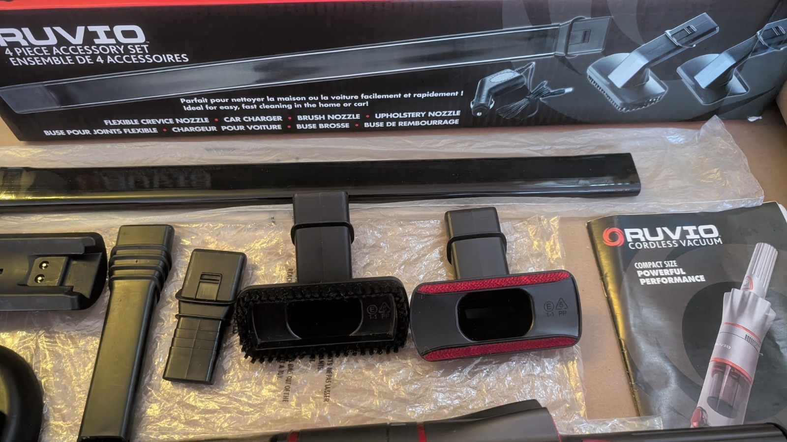 RuvioBagless Cordless Rechargeable Stick
