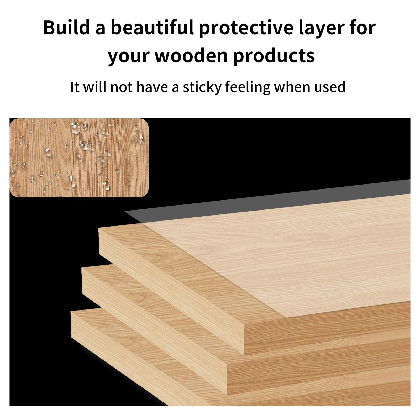 Tung Oil for for Wood Finishing,Food Safety for Furniture & Countertop,100% Pure