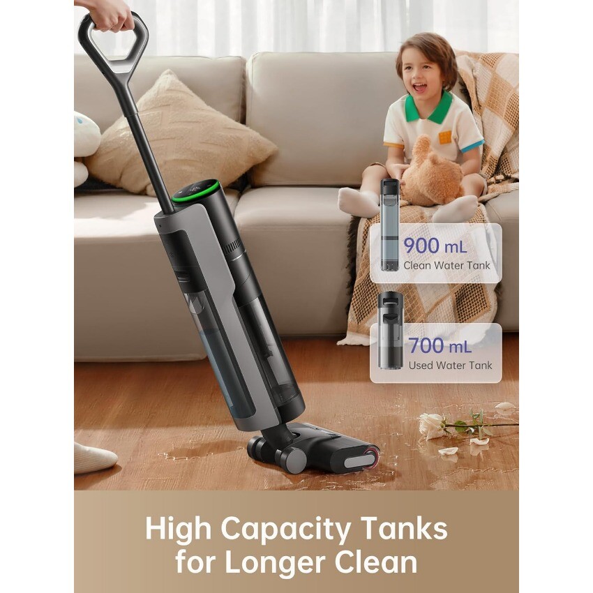 DREAME H12 PRO Vacuum Mop, Wet Dry Vacuum Cleaner for Hard Floor, Vacuum