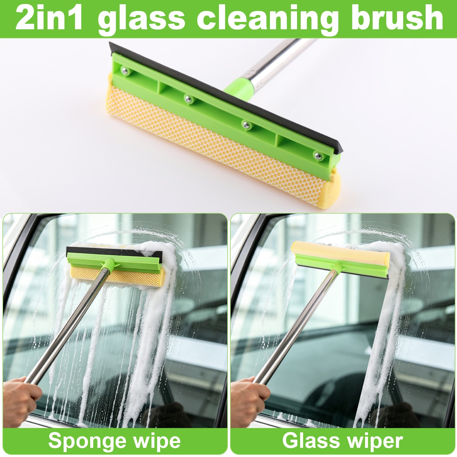 62″ Car Wash Brush with Long Handle, 12PCS for Car RV Truck Boat Wash