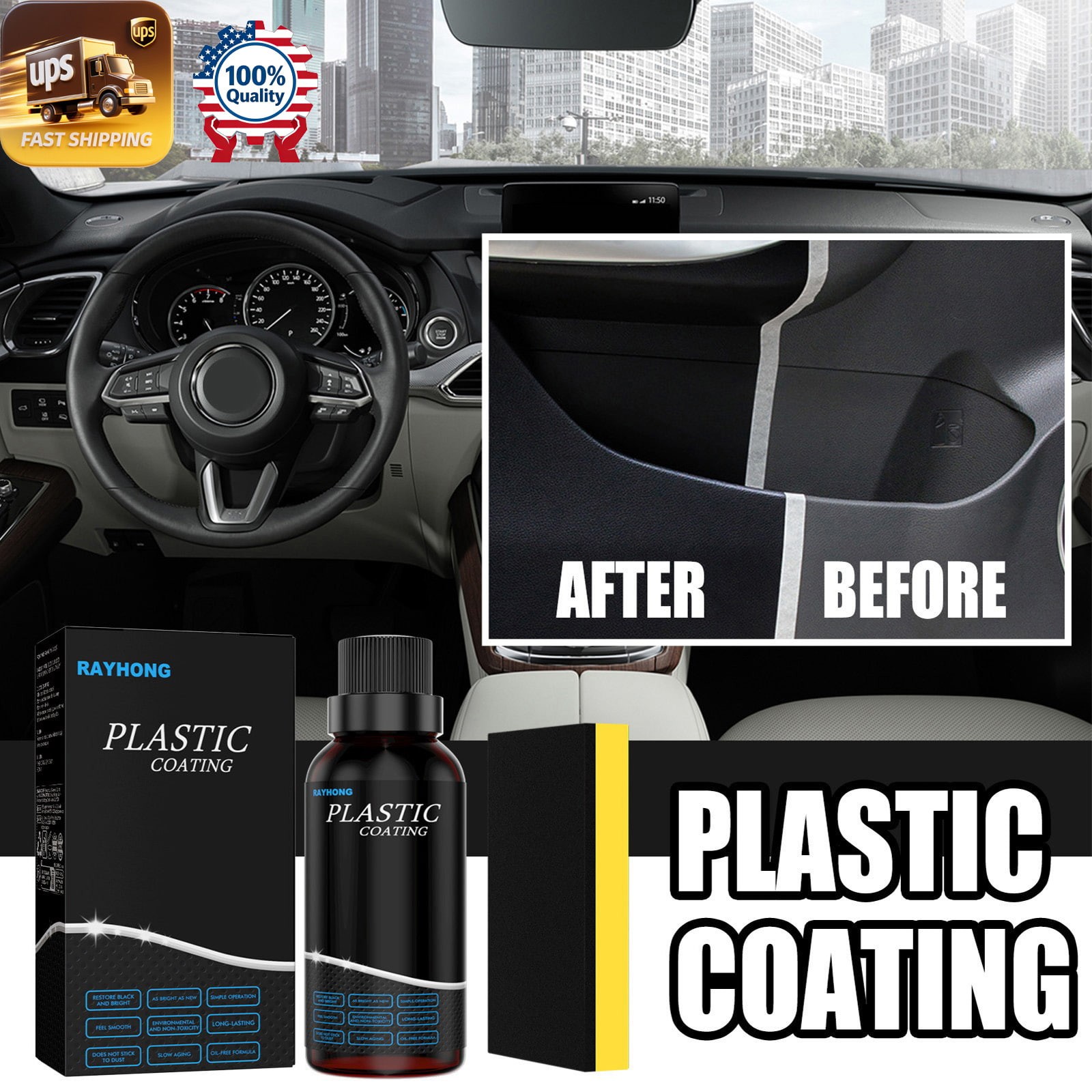 Leather Reconditioner Polish Restores Softness Car Seats Furniture