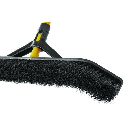 Rubbermaid Commercial Maximizer Push Broom, Poly Bristles, 36×58.13″, Steel