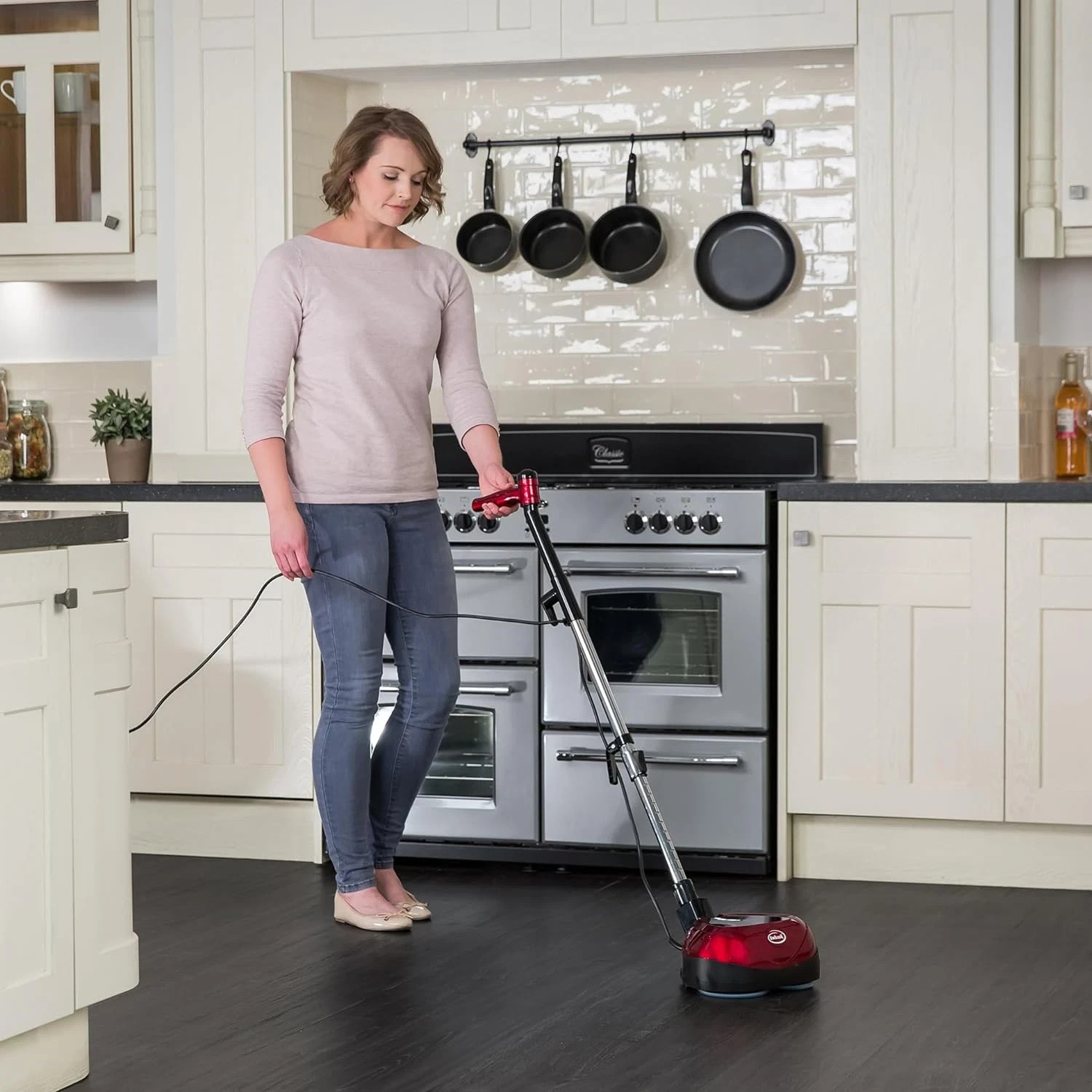 Commercial Hard Floor Cleaner Tile Cement Wood Scrubber Machine Polisher Home