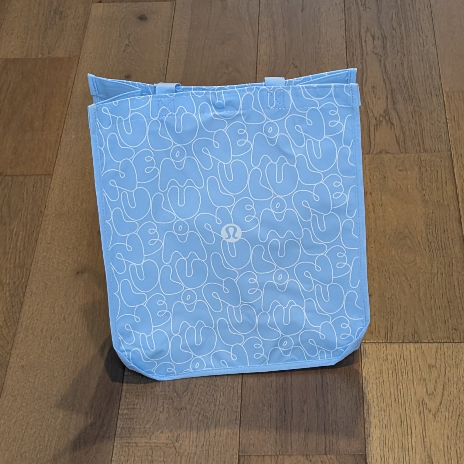 Lululemon Large Reusable Shopping Tote Lunch Bag 🩵 Light Blue 🩵 *NEW!* Ships⚡