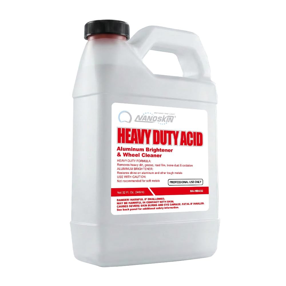 Heavy Duty Acid Aluminum Brightener & Wheel Cleaner 32 Oz – Heavy Duty Acid