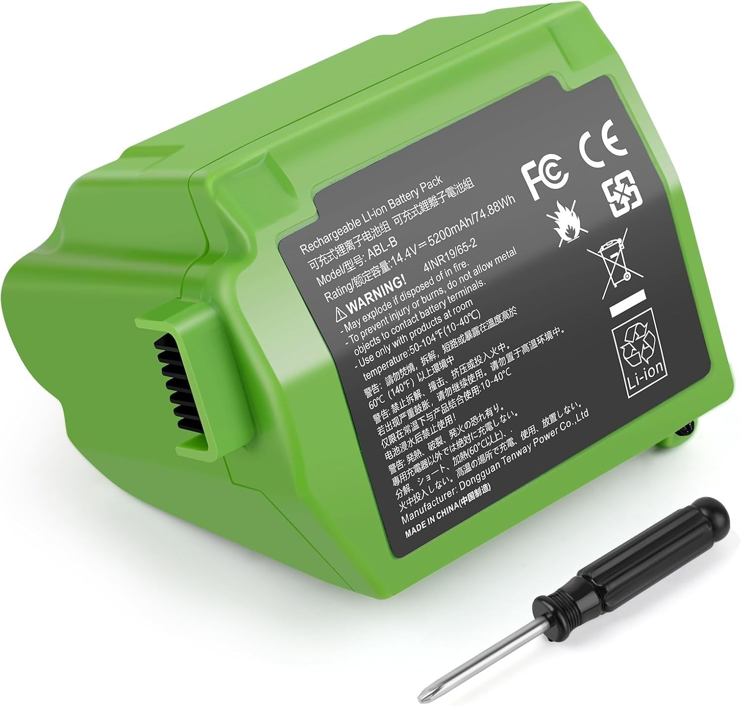 TREE.NB 5.2Ah Replacement for iRobot Roomba S9 9150 Battery ABL B Replacement