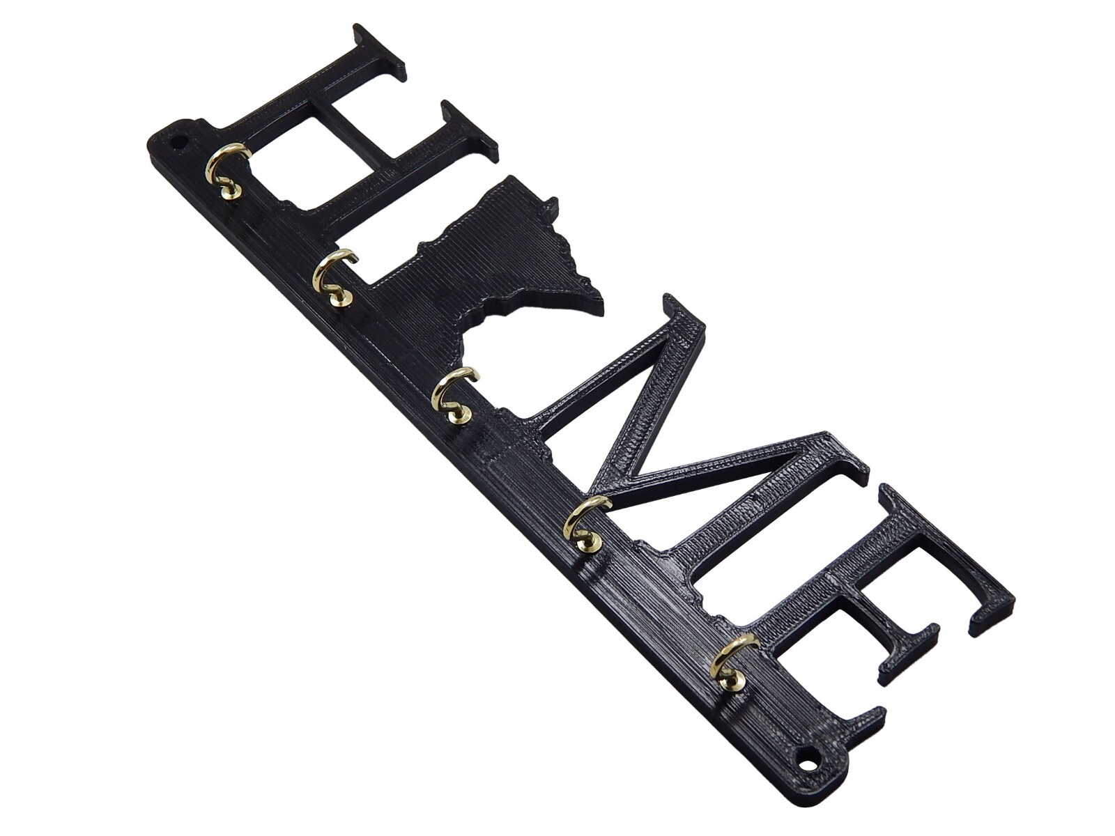Minnesota Home State Shape Key Holder Hanger Rack Hooks Housewarming Wall Gift