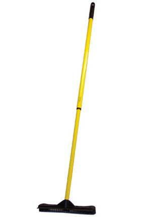 Sweepa S250i Rubber Broom – Complete Set with Telescoping Pole – 12 inch head