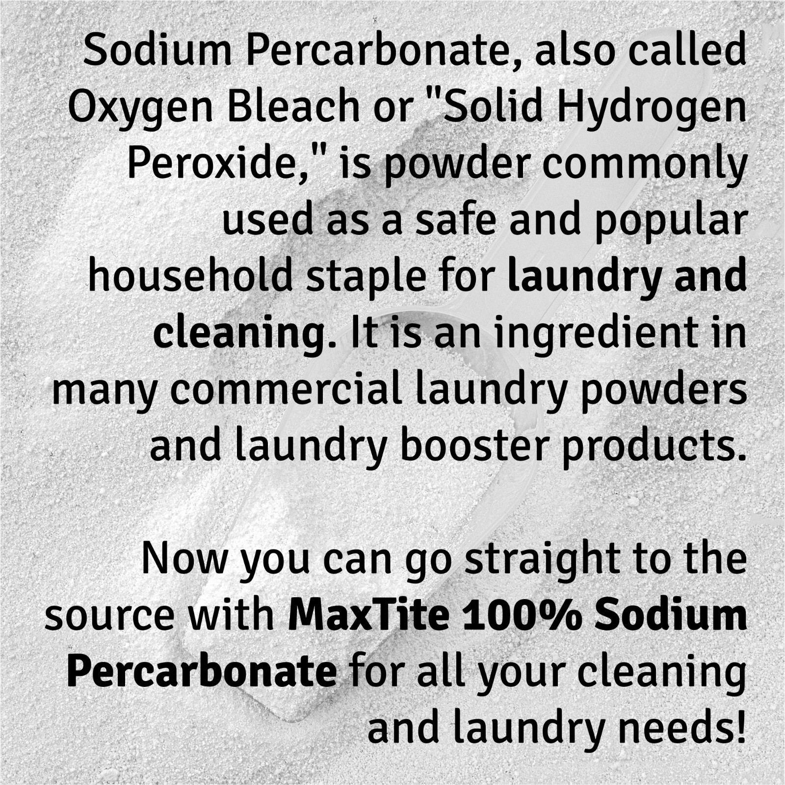 Sodium Percarbonate (45 lbs) – 100% Pure Uncoated Solid Hydrogen Peroxide