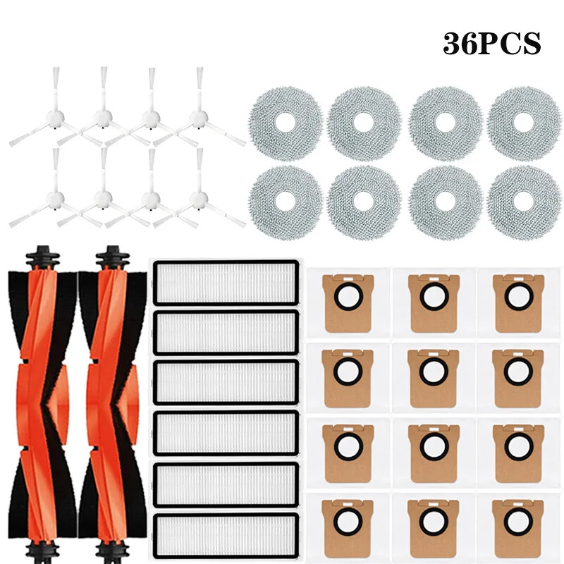 For Xiaomi Robot Vacuum X20 + / X20 Plus Parts Main Side Brush Hepa Filter Mop