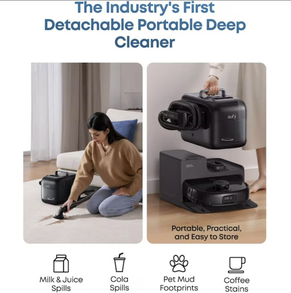Eufy E28 Omni Robot Vacuum For Carpet Hardwood Floors Free Shipping New