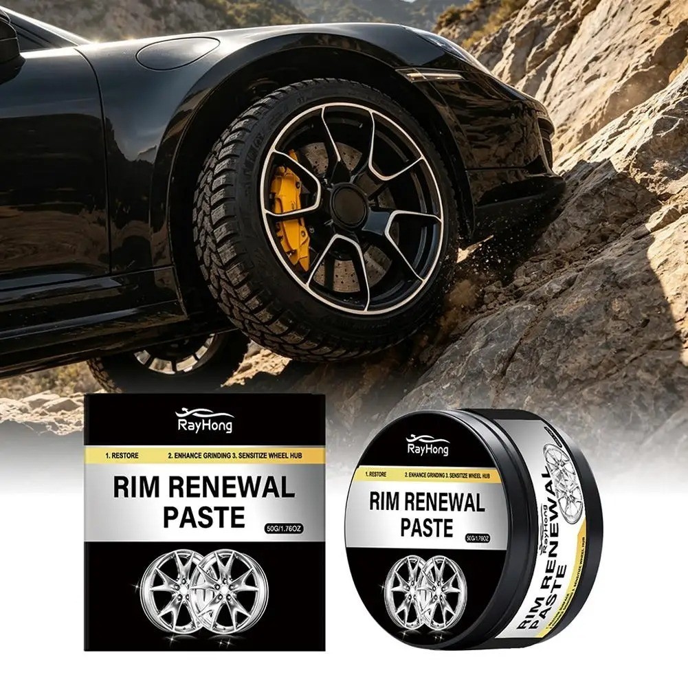 1x Multi-Purpose Rim Renewal Paste Wheel Care & Restoration Paste 50g