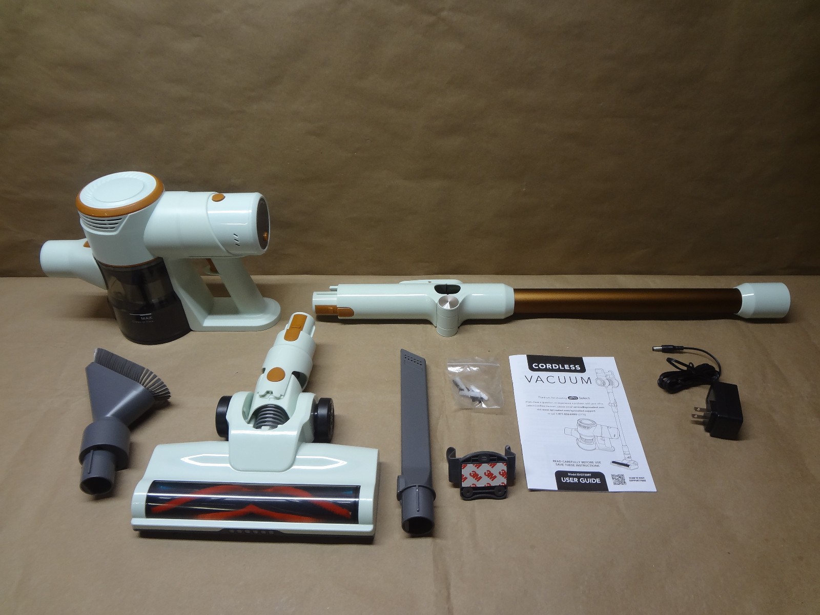 ePro Select EV2720RT-SG Cordless Stick Vacuum with LED Display, HEPA Filter