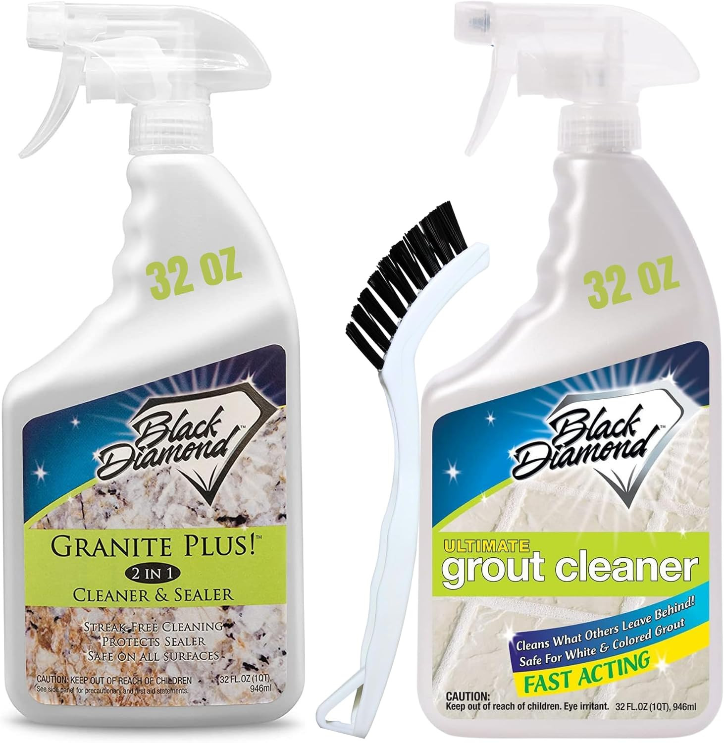 Black Diamond Ultimate Grout Cleaner: Best Cleaner for Tile, Ceramic, Porcelain,