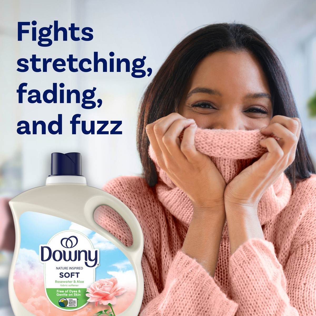 Downy Inspired Fabric Softener – Rosewater Aloe – 111 fl oz