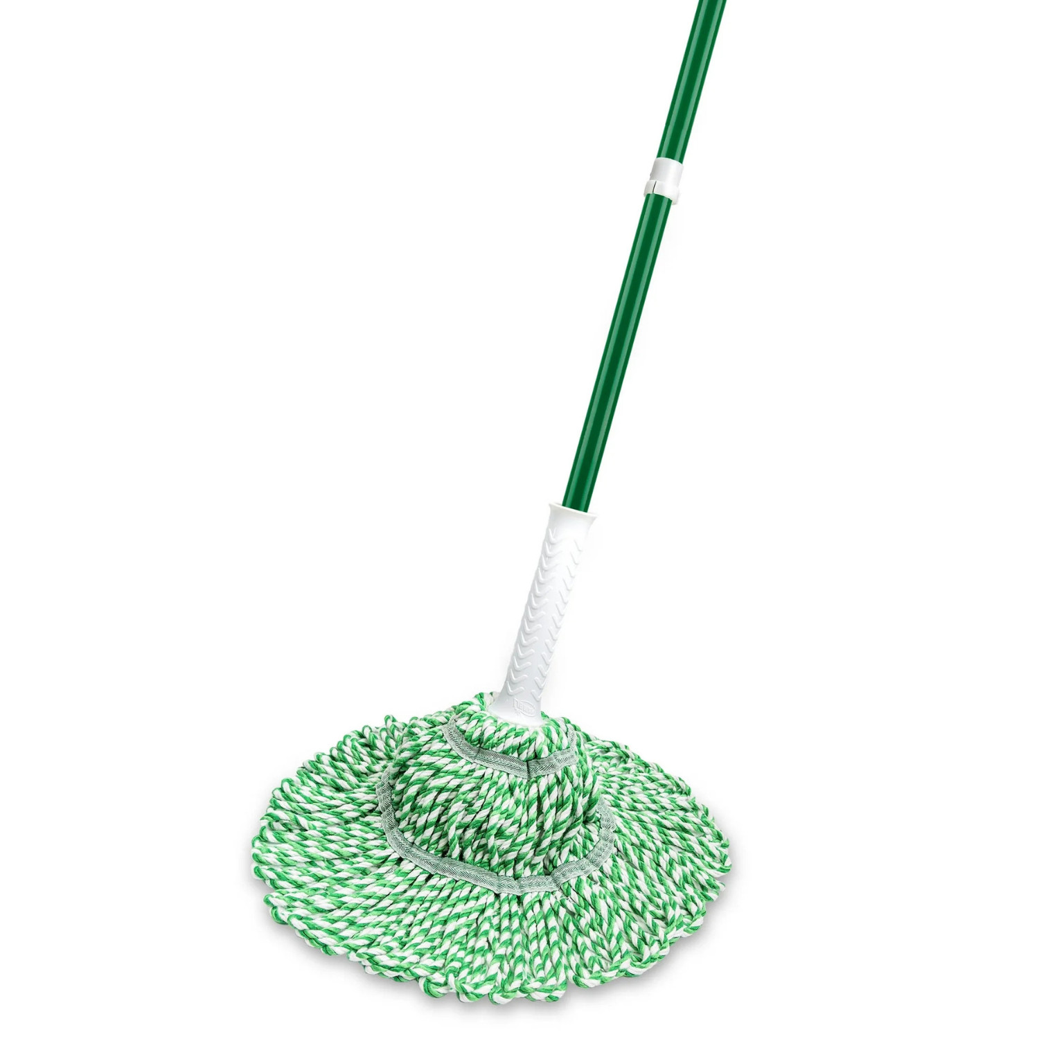 (2 Pack) Libman Tornado Twist Mop Cotton Blend Head Steel Handle Green & White