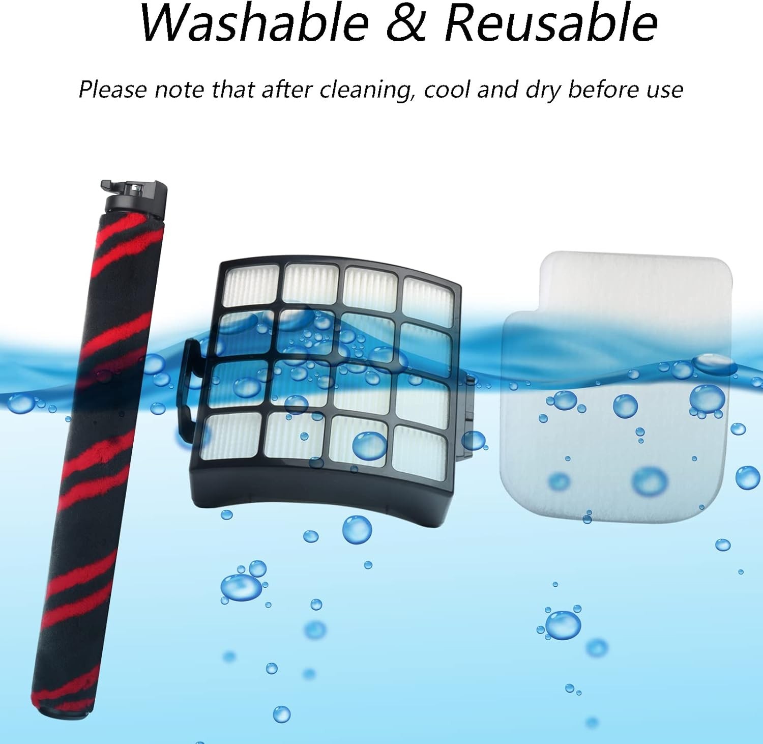 Replacement Filters for Shark Stratos AZ3002 AZ3000 AZ3000W DuoClean PowerFins