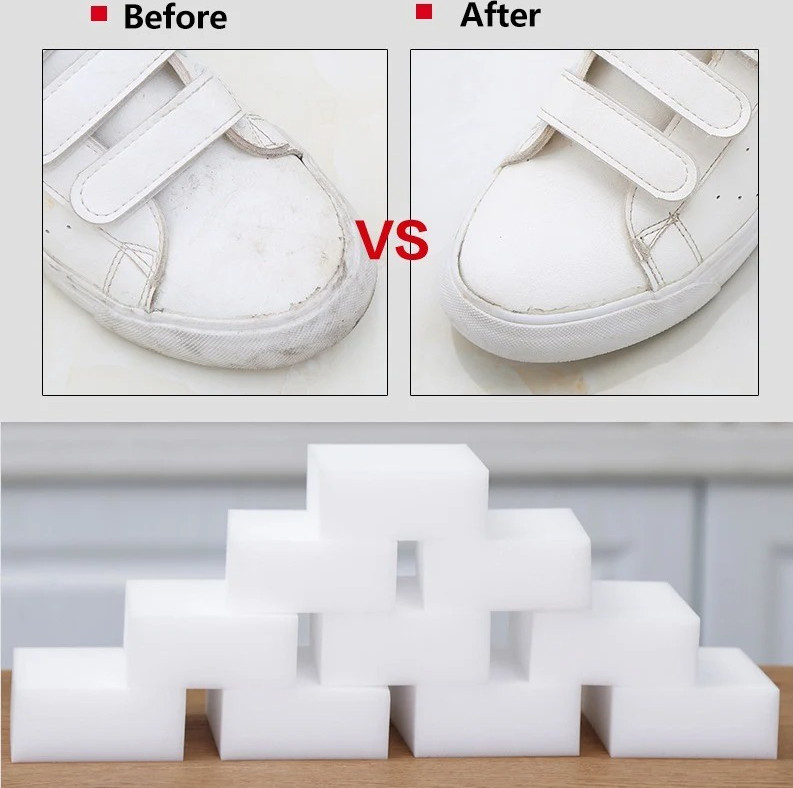 20pcs Compressed Melamine Magic Sponges Multi-Purpose Cleaning Tools – NEW