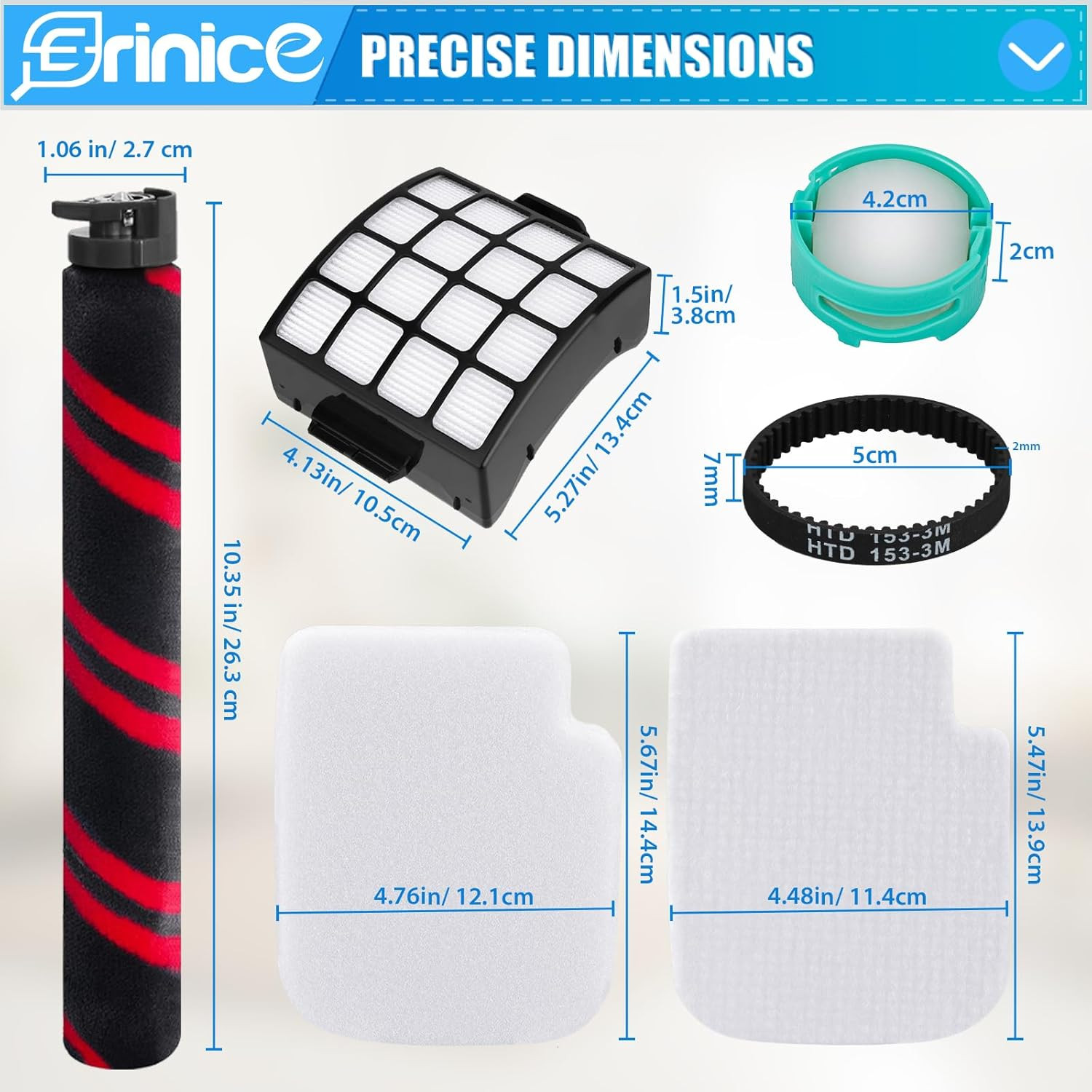 14 Pack AZ3002 Filter Replacement Part for Shark Stratos AZ3000 AZ3000C AZ3000W