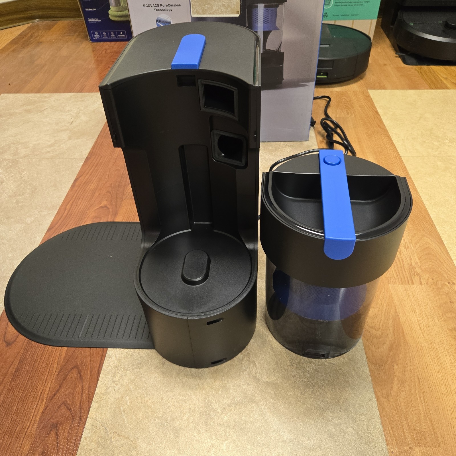 ECOVACS DEEBOT N20 PRO PLUS Robot Vacuum & Mop – Black OPEN BOX