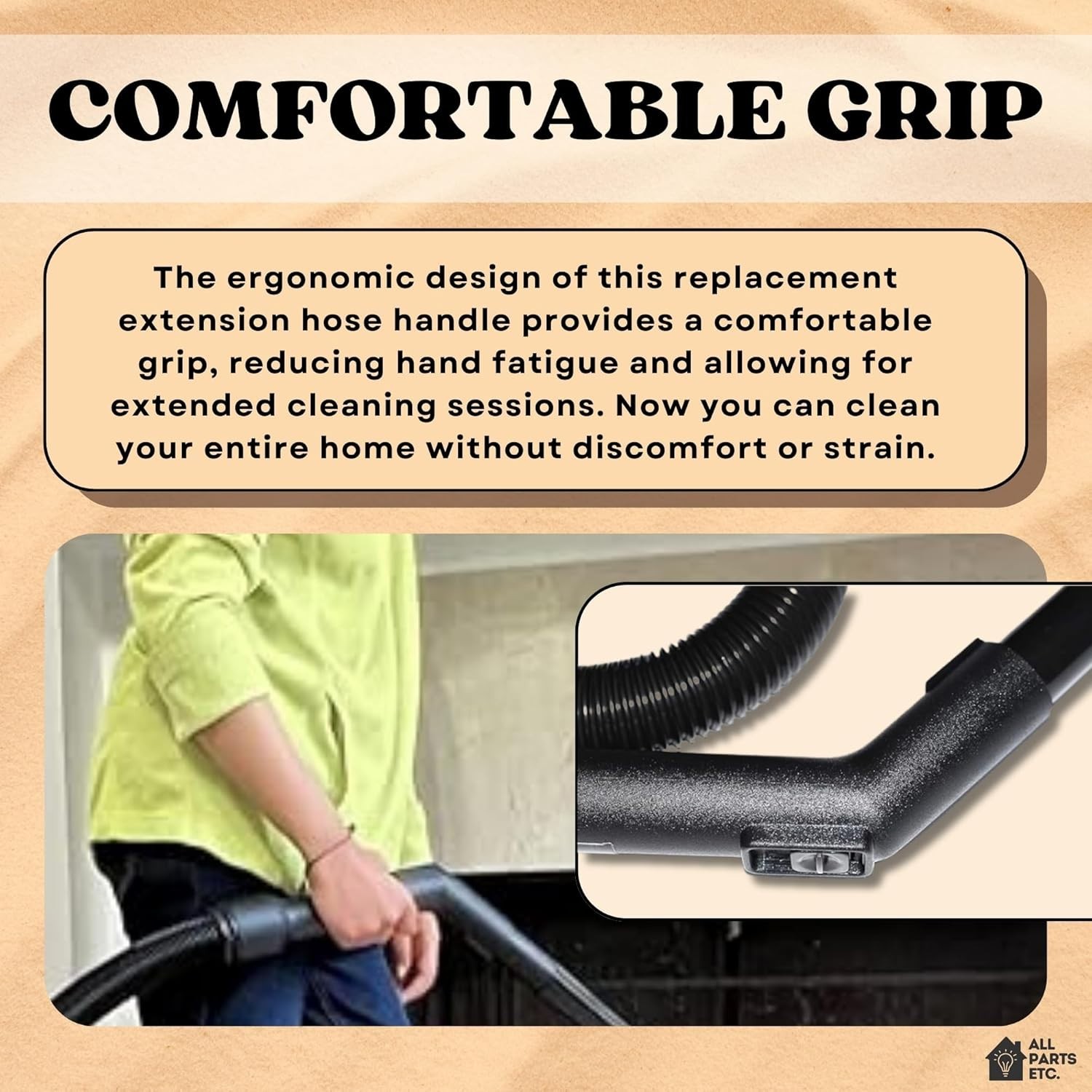 Shark Navigator & Lift Away Vacuum Long Flexible Hose 3 foot Length (Read Below)