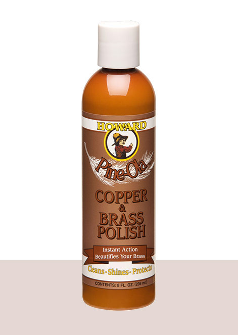 Howard Pine-Ola Copper & and Brass Polish 8 oz Bottle