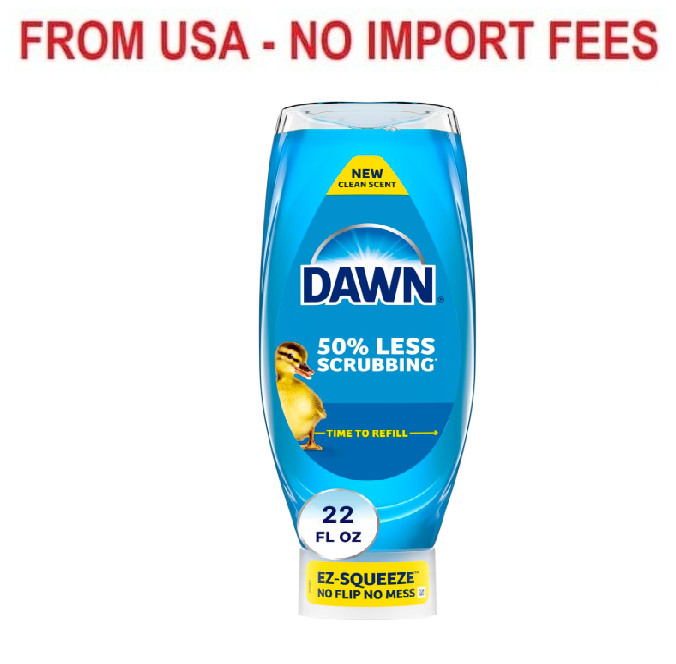 Dawn EZ-Squeeze Ultra Dish Soap, Dishwashing Liquid, Original, Dish Soap Refill,