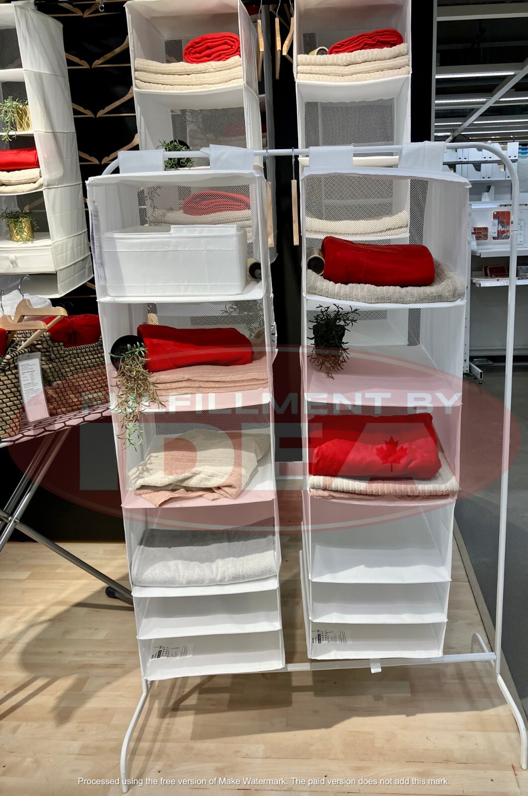 New IKEA SKUBB 6 Compartments 35x45x125 cm (13 ¾x17 ¾x49 ¼ “) 002.458.80