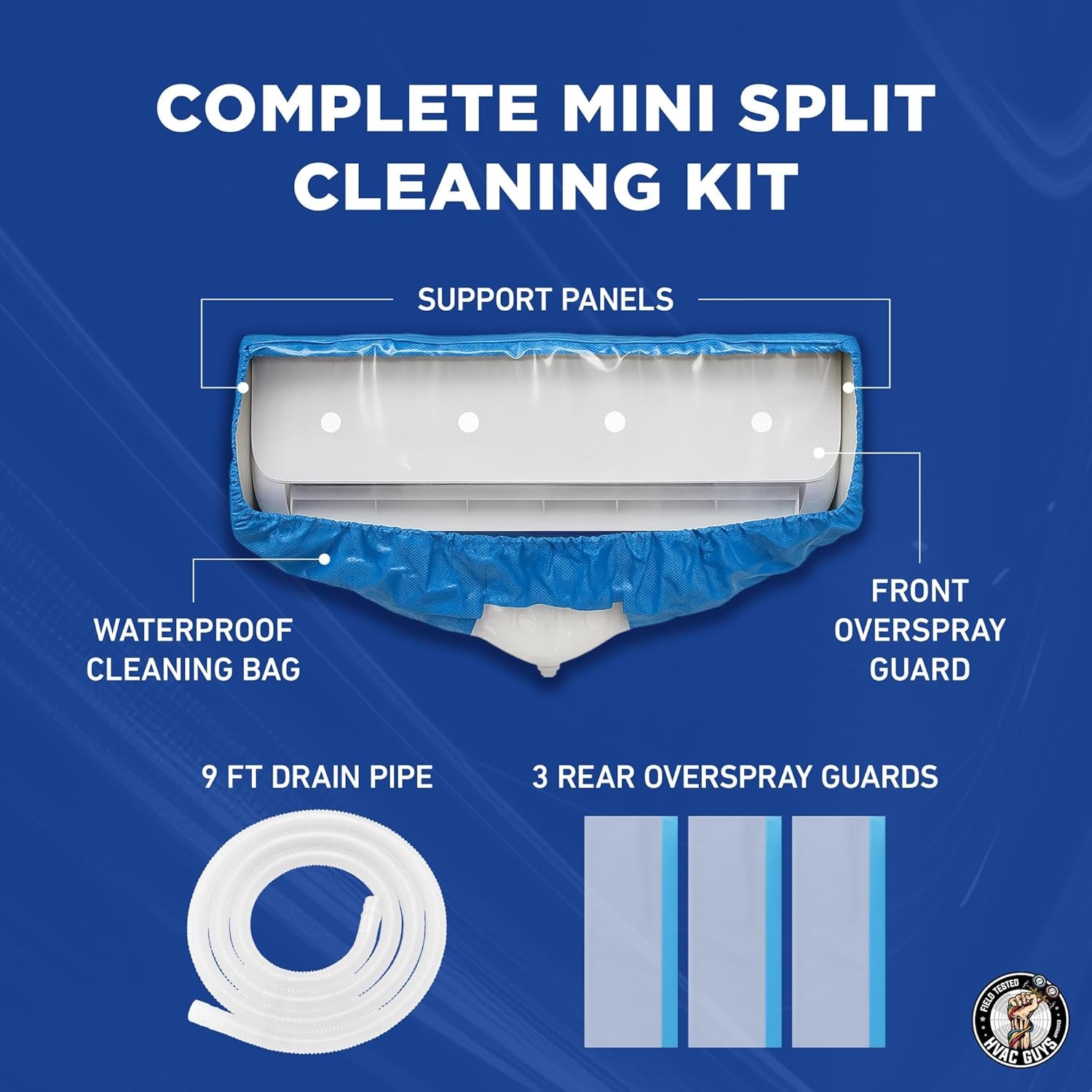 Kit de Bolsa de Limpieza para Mini Split de HVAC Guys | Funda de Limpieza para A
