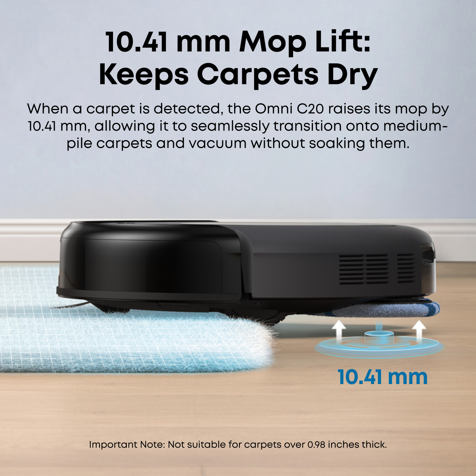 eufy Robot Vacuum and Mop Combo C20 + Cleaning Solution-Certified Refurbished