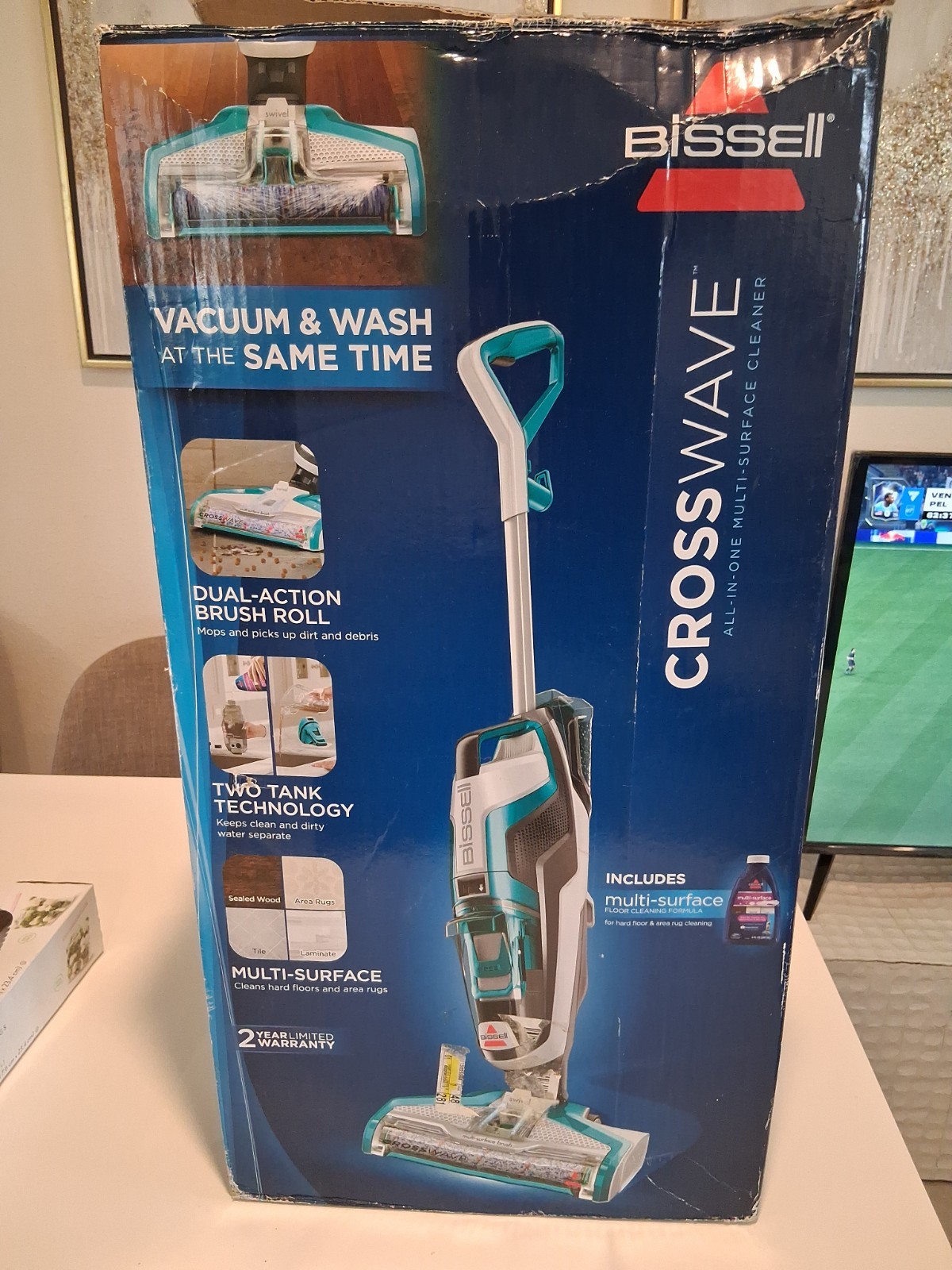 BISSELL CrossWave 2211W All-in-One Multi-Surface Wet Dry Vac – New Open Box