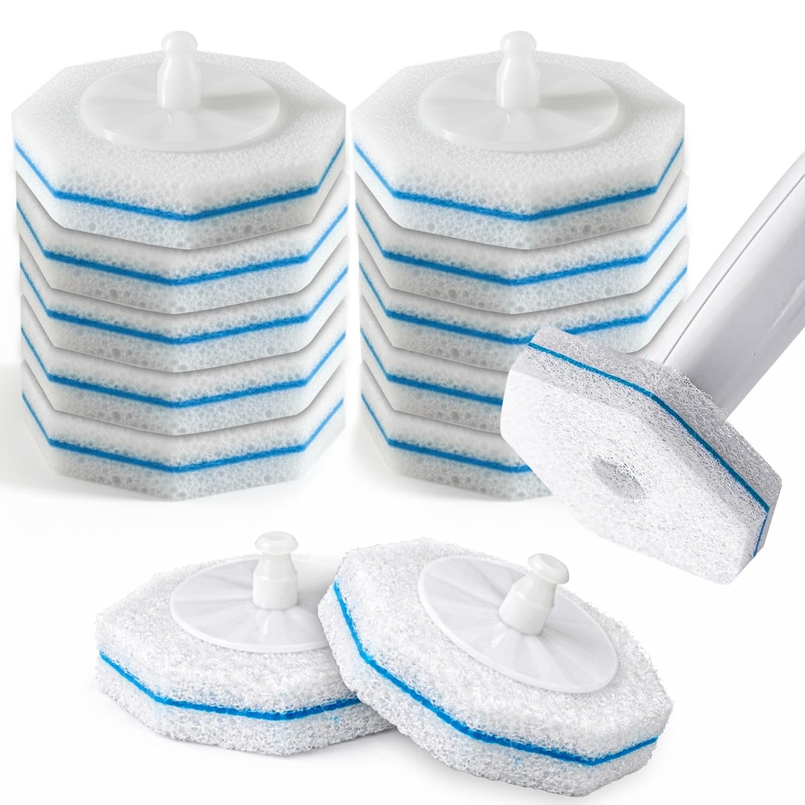 Toilet Bowl Cleaner Wand Refills Disposable Replacement Heads Replacement Heads