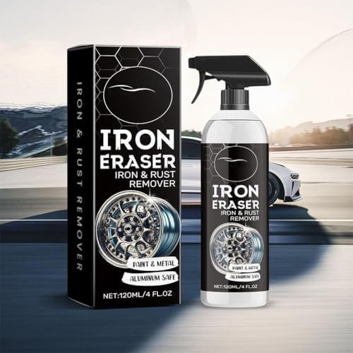 Iron Eraser Rust Remover Spray for Car Wheels Brake Dust Cleaner 120ML