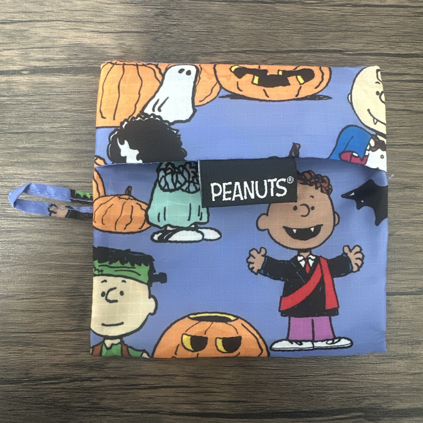 Standard Size Reusable Tote Bag Baggu X Peanuts Pouch Only – Pumpkin Patch