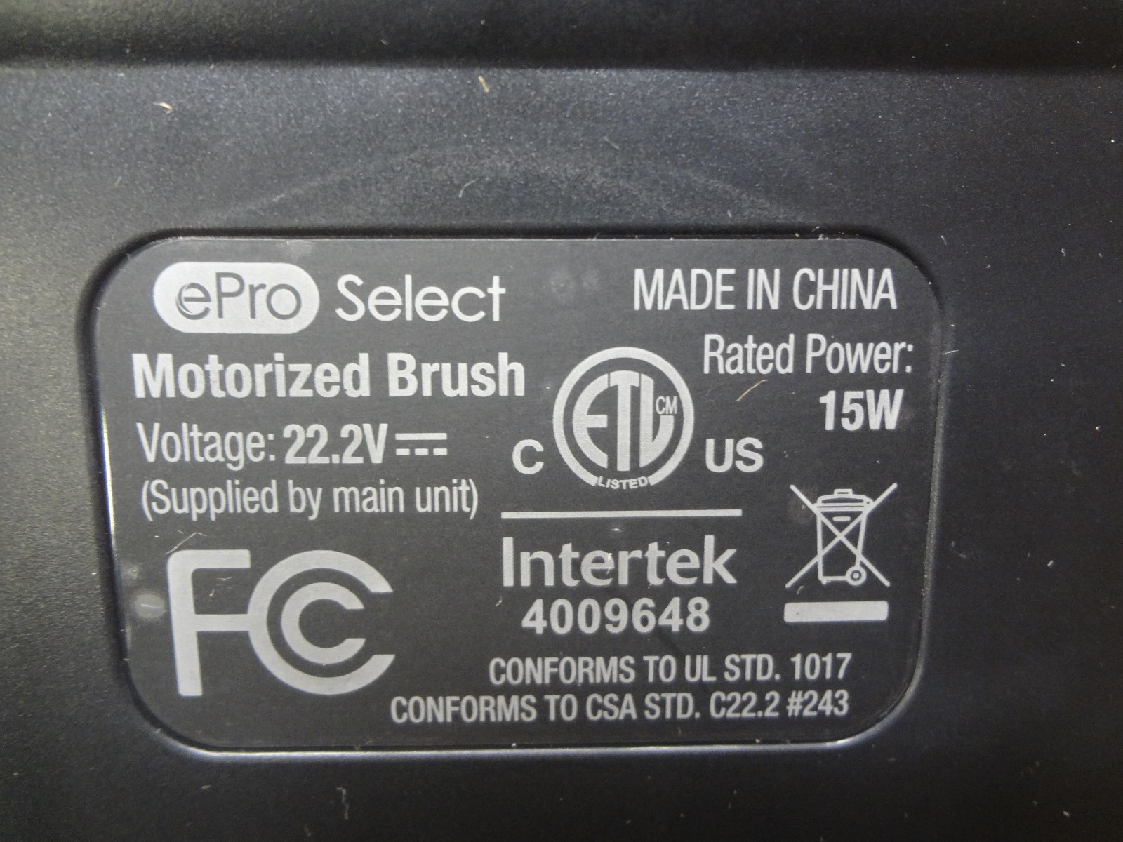 ePro Select EV2720RT-SG Cordless Stick Vacuum with LED Display, HEPA Filter