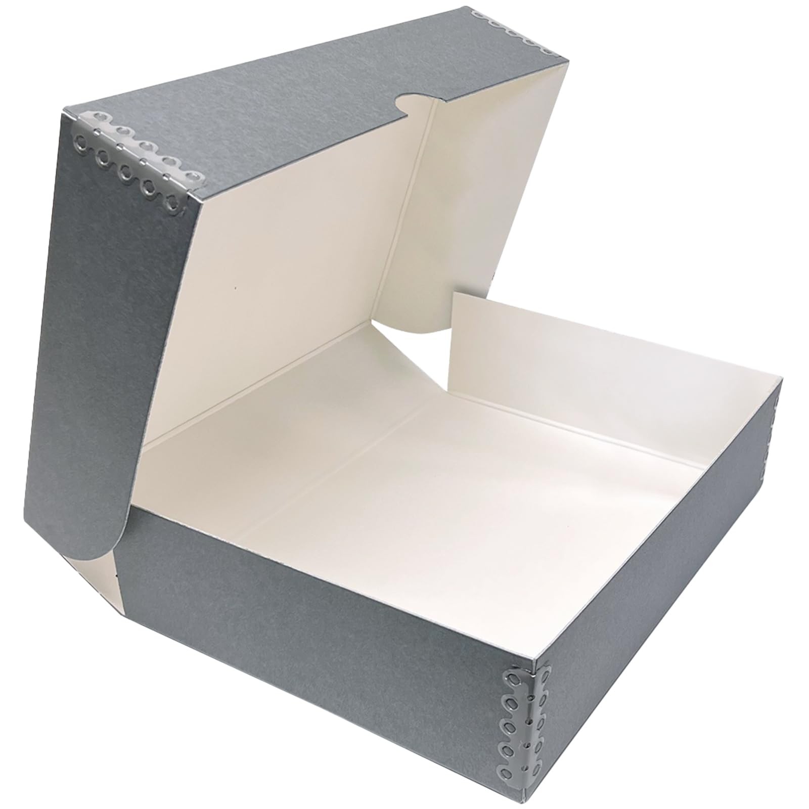 Archival Storage Box Acid-Free Museum Archive Photo Document Organizer Metal